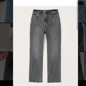 Ultra High Rise Ankle Straight Jeans